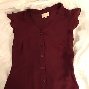 ModCloth flutter sleeve blouse